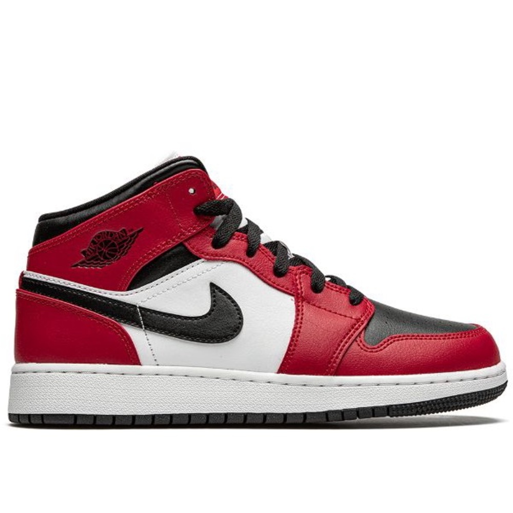 GS Air Jordan 1 Mid “Chicago Black Toe” 6Y